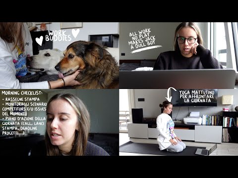 giornata di smart working: PR/ufficio stampa (vlog 1) | Ines Emma