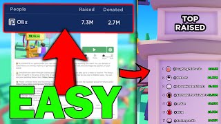 (EASY METHOD 💸) How to Raise 10,000+ Robux in Pls Donate 💸 Roblox
