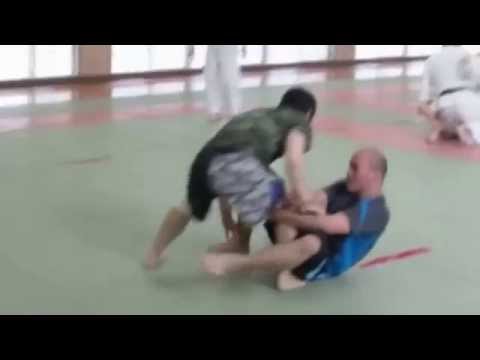 寝技のスパーリング-1