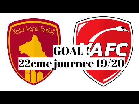 Rodez AF - Valenciennes [(1)-0] GOAL 24' (Ayoub Ouhafsa) 22ème journée 2019/20