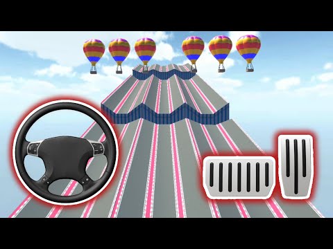 I Synchronized a Race Track to Music - Ramp Car Jump Stunts #2