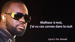 maître Gims malheur malheur Lyrics du monde original