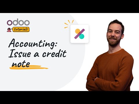 Issue a credit note | Odoo Accounting