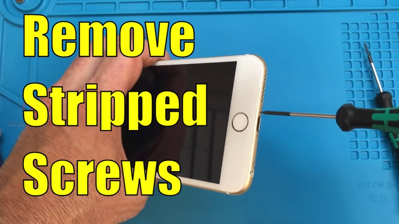 How to Remove Stripped Screws from a Phone