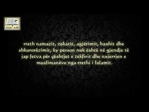 3. Këshilla të rëndësishme në lidhje me Tekfirin e Veçantë el muajin  Shejkh Sulejman el Ulvani