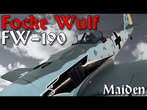 Dynam Focke Wulf FW-190 RC Plane Maiden Flight - One of the Best Flying Warbirds!