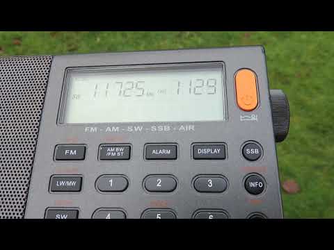 XHDATA D-808 vs Tecsun PL-880 internal antenna comparison - 11725 kHz Radio New Zealand Int