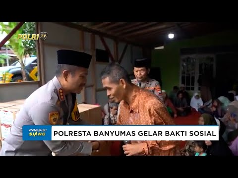 POLRESTA BANYUMAS BAGIKAN 75 PAKET UNTUK PENYANDANG TUNANETRA