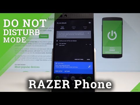 How to Set Up Do Not Disturb on RAZER Phone - Enable / Disable DND Mode  |HardReset.Info