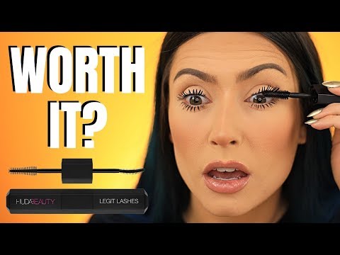 HUDA BEAUTY LEGIT LASHES MASCARA HONEST REVIEW | FAKE LASH MASCARA | BEST MASCARA 2020