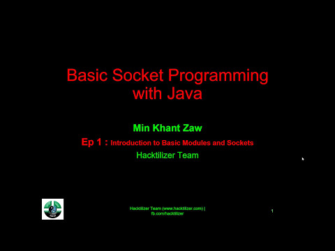 Module 01 Introduction To Basic Modules And Sockets Socket Programming With Java
