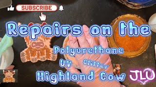 Resin Project - REPAIRS Needed on Highland Cow