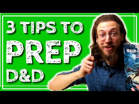 How To PREPARE A D&D Session