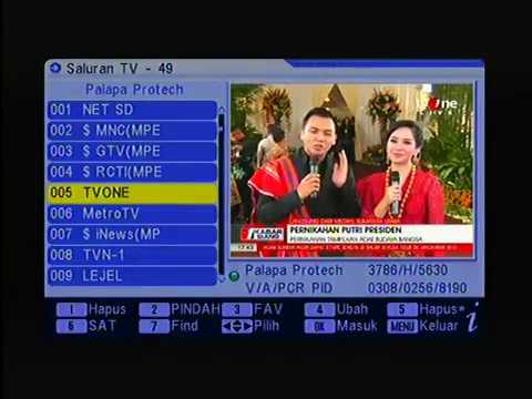 Cara Mencari Freq SCTV Mp2 & INDOSIAR Mp2 di Sat Palapa D