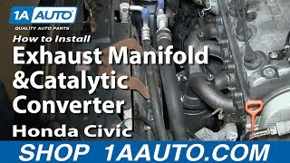 How to Replace Exhaust Manifold with Catalytic Converter 96-00 Honda Civic