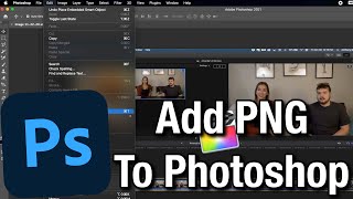Adobe Photoshop 2021 | Adding a PNG to a photo