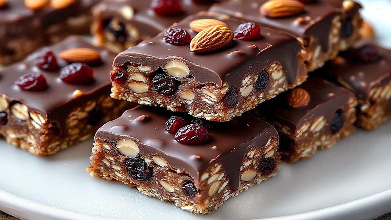 Healthy morning snack — oat and nut bars that helped me quit sugar!