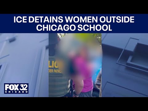 ICE detains women outside Chicago school