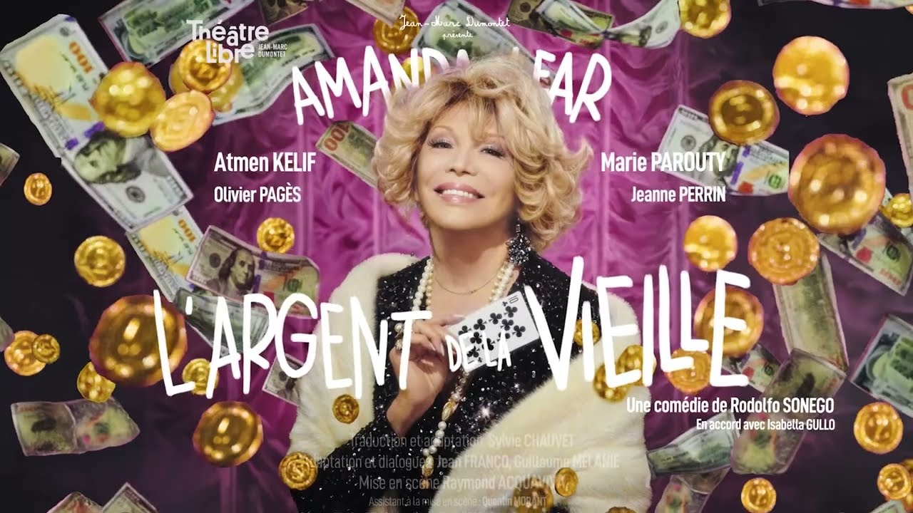 Miniature de la vidéo L'ARGENT DE LA VIEILLE avec Amanda Lear - BANDE ANNONCE OFFICIELLE - Théâtre Libre 2024 du film L'argent de la vieille