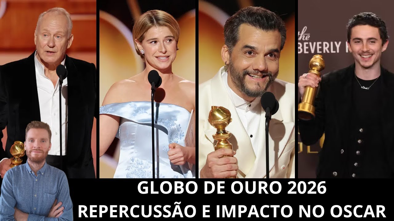 Ao vivo: repercussão do Globo de Ouro 2026 e a caminhada rumo ao Oscar