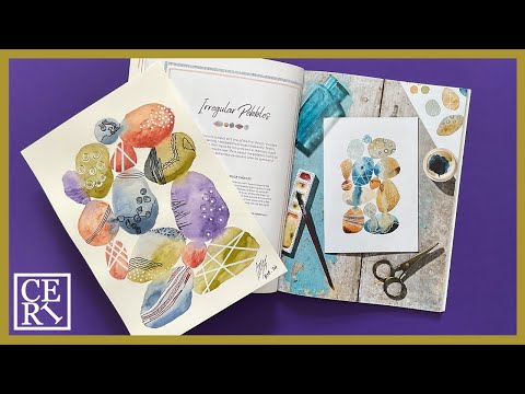 Watercolour Pebble project by Kate Rebecca Leach