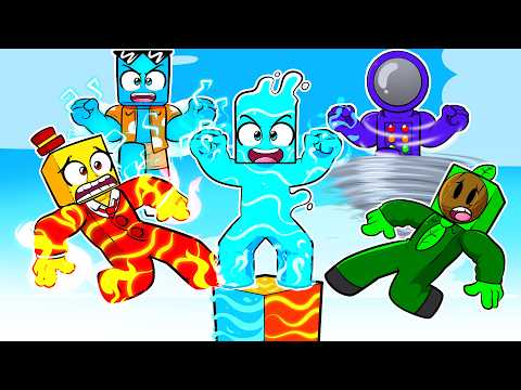 5 Pessoas Sobrevivendo em 1 Bloco ELEMENTAL - O Filme