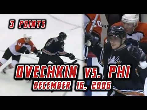 Ovechkin's High-Flying Night vs. Philadelphia (12/16/2006)