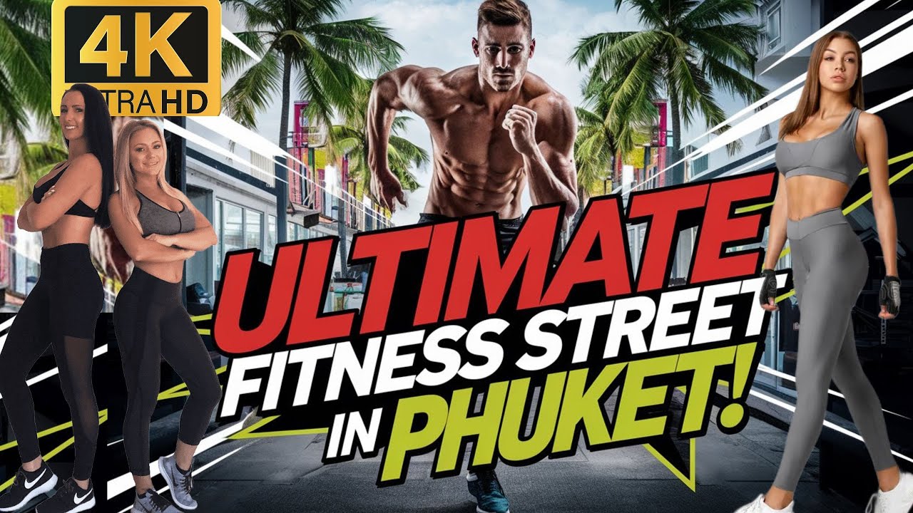 4K Walk - Soi Taied Phuket - Inside Thailand's Ultimate Fitness Street!