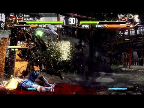 Killer Instinct @ Resistance: Voltage - UA Bass (Spinal) vs Eviler (Thunder) [720p/60fps]