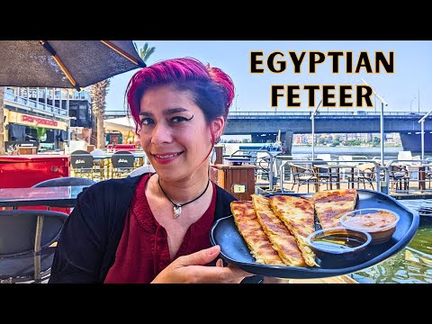 FETEER the "Egyptian Pizza" Eaten Since the Times of the Pharaohs | Egypt Vlog #106 | الفطير المشلتت