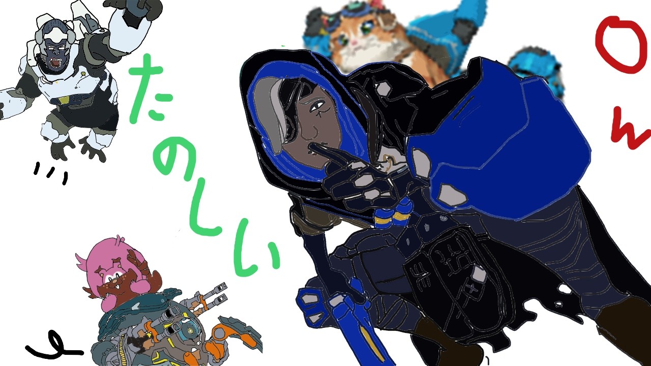 【overwatch/PC】ダイヤ以下程度で2桁デスしない人、2戦でマクロの違いを示せる人、グラマス並みの理解度の人、モチベある人の参加型 それ以外はコーチング【Vtuber】