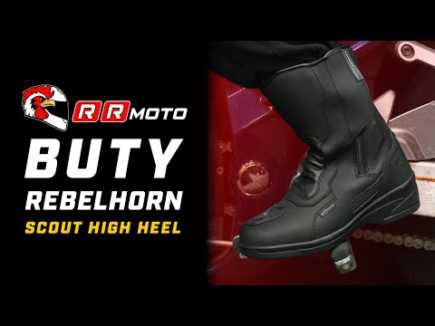 REBELHORN SCOUT HIGH HEEL _ damskie buty motocyklowe z wysoką podeszwą