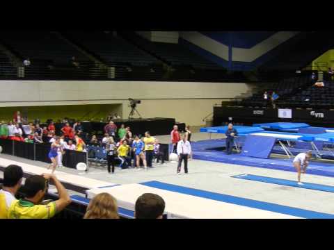 2014 Worlds Tumbling Grigory Noskov RUS 2nd pass Prelims Men