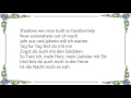Christian Death - Lament Over the Shadows Lyrics