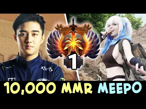 When you meet 10,000 MMR TOP-1 Rank Abed Meepo on mid