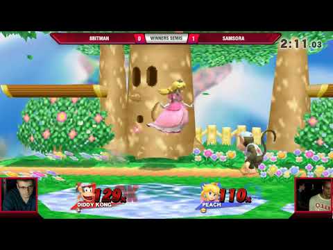 VS Weekly 11/8/18 - Winners Semis - AMG | 8BitMan (Diddy Kong) vs Samsora (Peach/Rosalina) - Smash 4