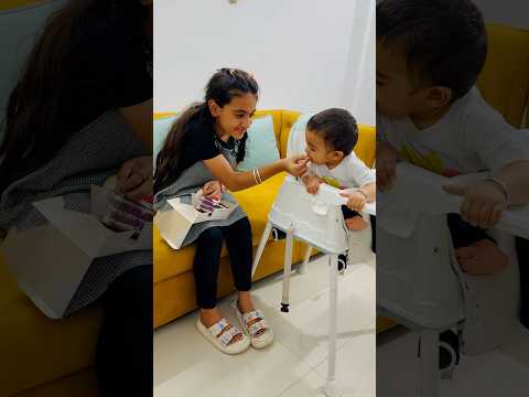 Samayra ne apna Cake🎂Kisko Khilaya🤔😱 #shorts #samayranarula #siblings