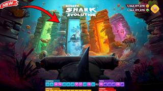 Download lagu Hungry Shark - New Sea Portal Map Shark Unlocked! Hungry Shark Evolution All 38 Sharks Gameplay mp3