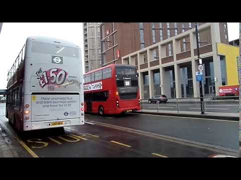 Wright Gemini 3 Volvo B5LH Metroline VWH2306 LK17DFA H&C RR DL-7 UL80 at Canning town