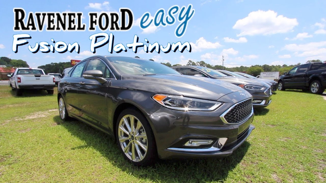 Here's the 2018 Ford Fusion Platinum w/EcoBoost - In Depth Review @ Ravenel Ford