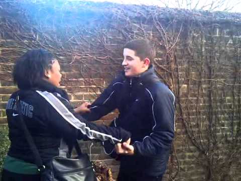 Mergim getting his ass kicked