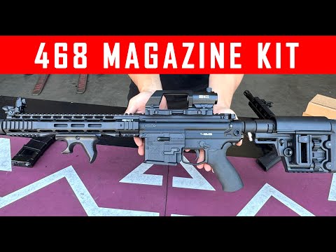 468 To T15 Magazine Conversion Kit  - Compatible With All Versions Of 468 and PTR Paintball Gun #MCS