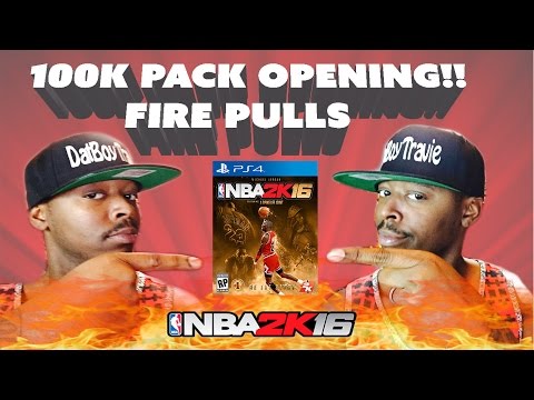 100K Fire Pack Opening NBA 2k16-FaceCAM Got Some Fire Pulls!