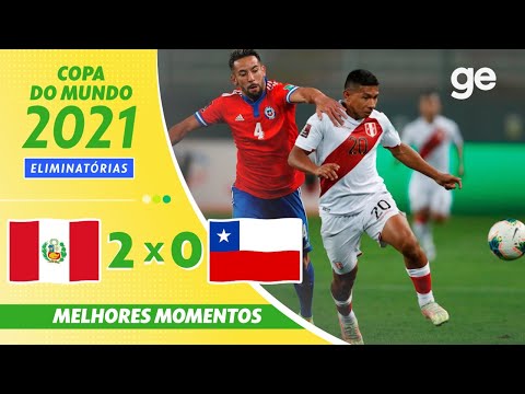 Gols e lances de Peru x Chile