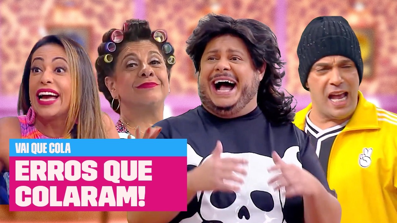 ERROS DE GRAVAÇÃO DE VAI QUE COLA!  | Aquecimento Vai Que Cola | Multishow
