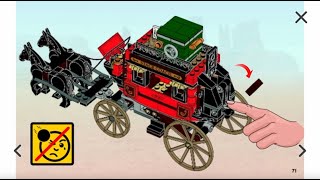 YouTube thumbnail: LEGO The Lone Ranger Stagecoach Escape 79108 Building Instructions