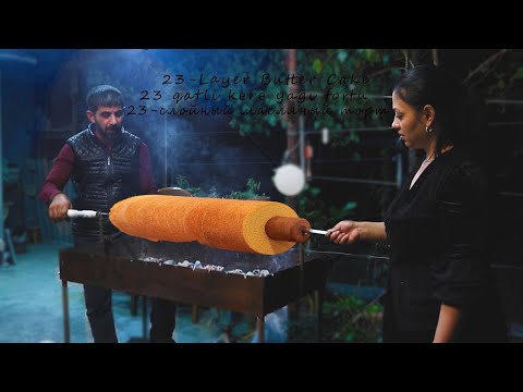 Twice Tried The Amazing 23 Layer Butter Cake   At lunch we ate Fried Tomato with Egg