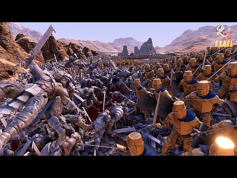 GOLDEN KNIGHTS VS ORCS | ULTIMATE EPIC BATTLE SIMULATOR