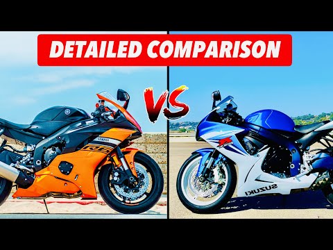 Yamaha R6 vs Suzuki GSXR 600 Detailed Comparison (which one is better?)