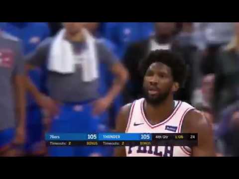 Joel Embiid FULL Highlights vs Thunder 11.15.19 | 31 pts, 12 rebs, 4-8 3pt FG!